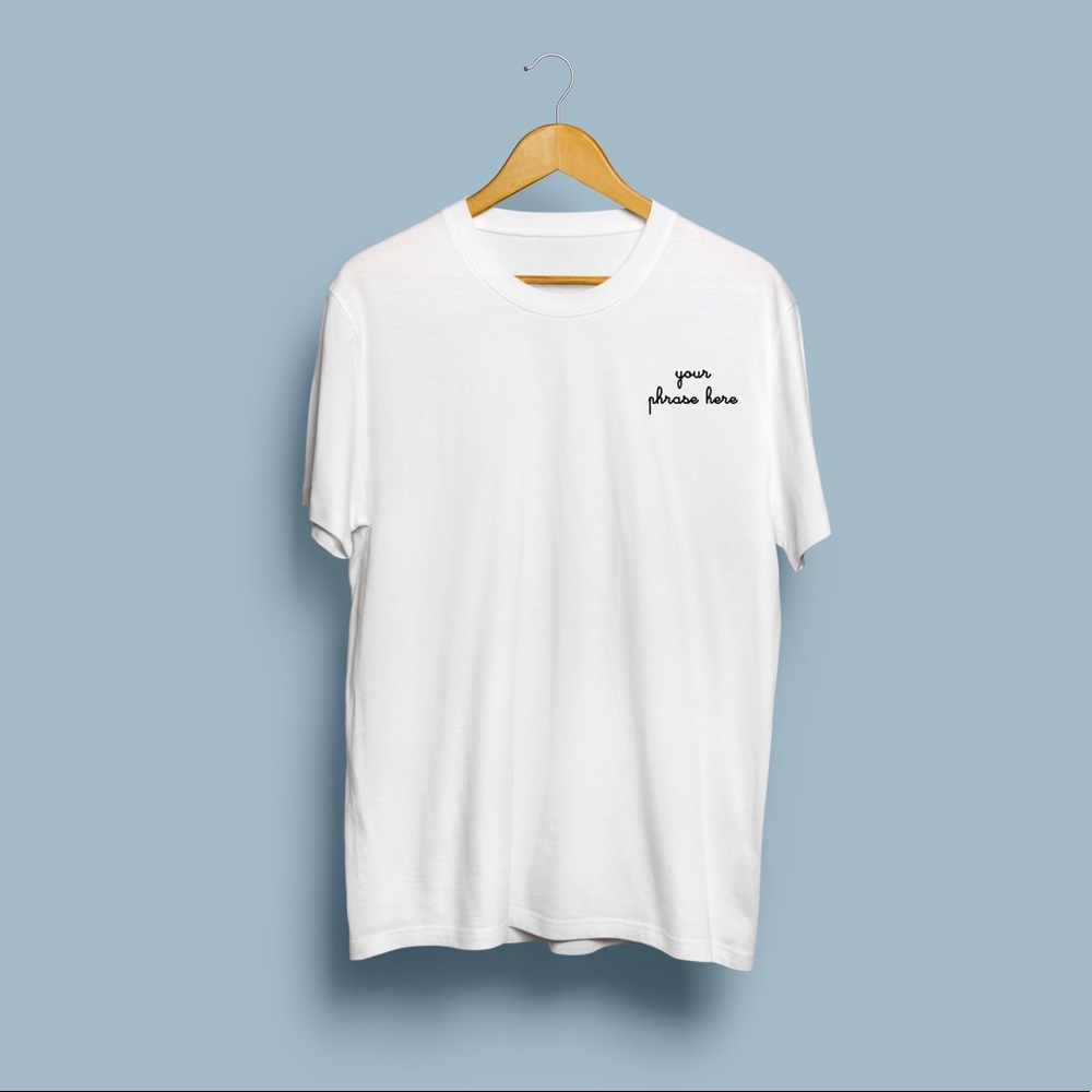 CUSTOM PHRASE Embroidered Tee - Picture 2 of 7